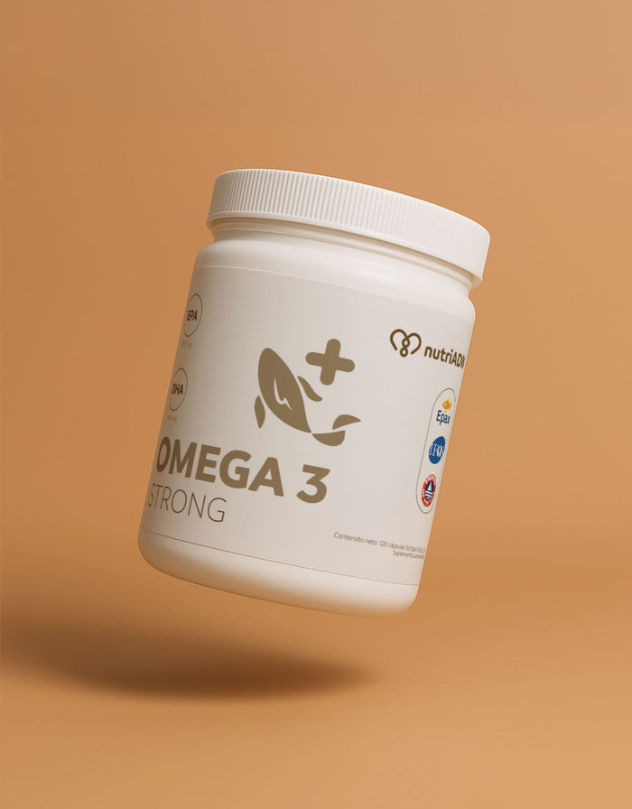 Omega 3 Strong | Omega-3 de alta concentración: 1,660 mg de EPA + DHA en 2 cápsulas
