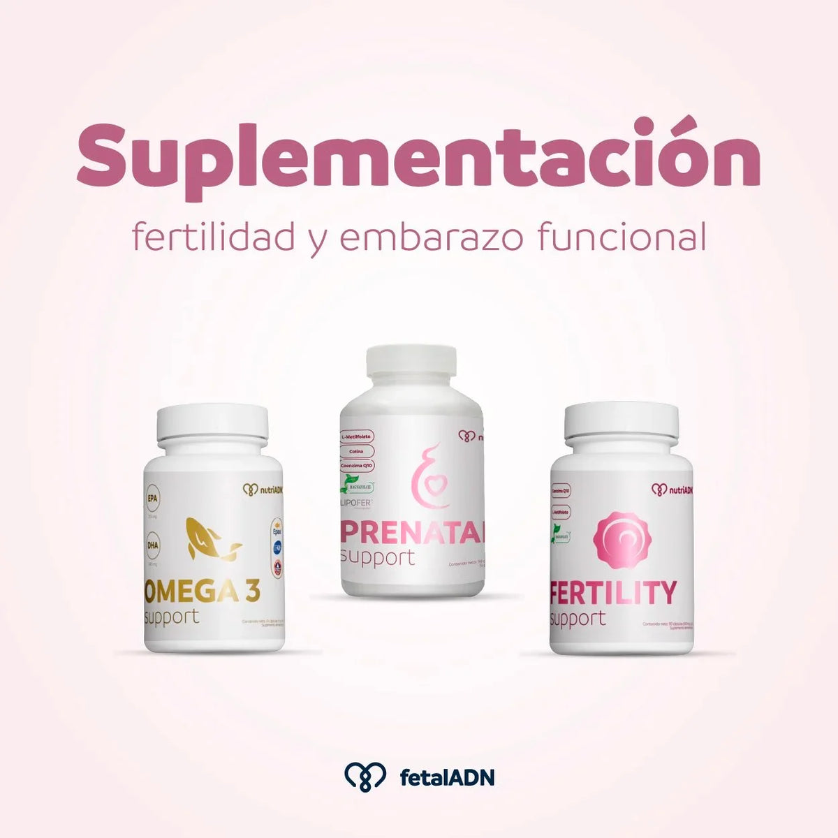 Suplementación Funcional para Fertilidad y Embarazo Saludable con fetalADN