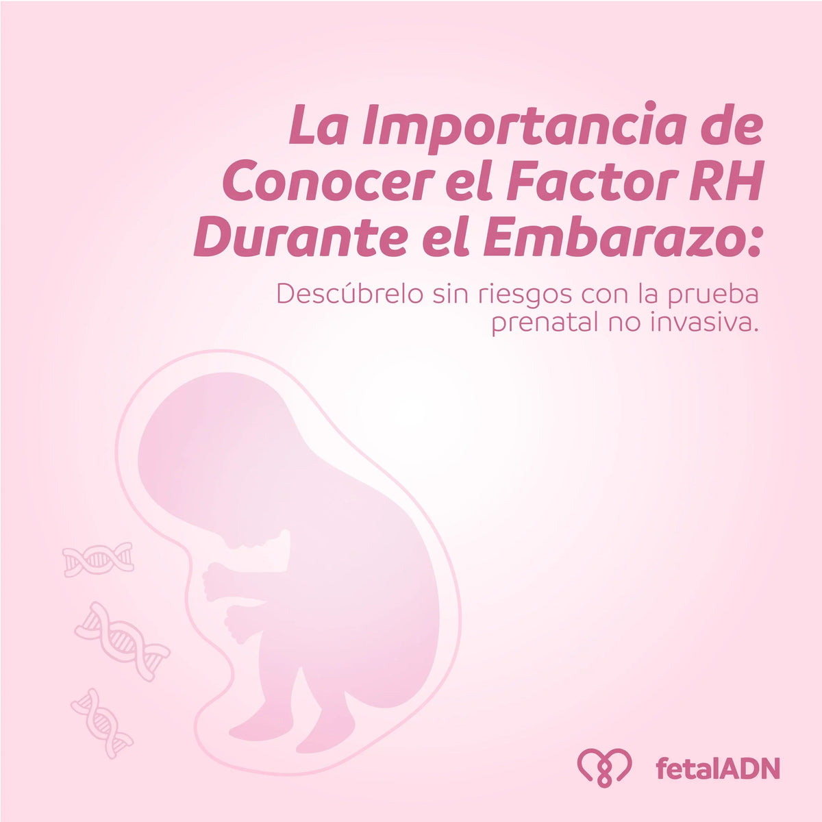 La Importancia de Conocer el Factor RH Durante el Embarazo: Descúbrelo sin riesgos con la prueba prenatal no invasiva.
