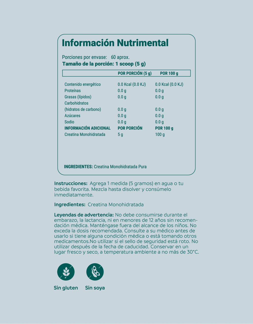 Creatine Monohydrate Support · nutriADN