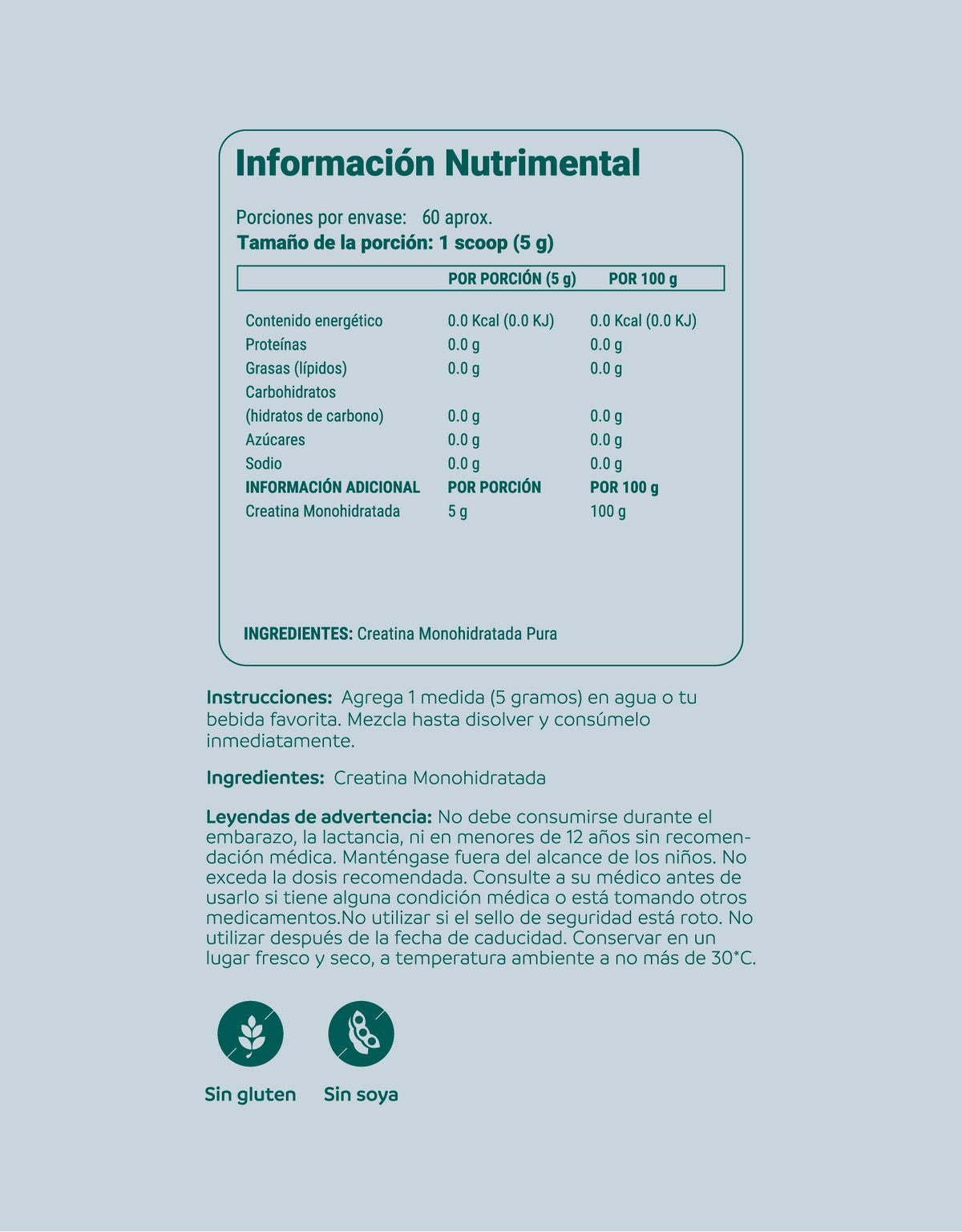 Creatine Monohydrate Support · nutriADN
