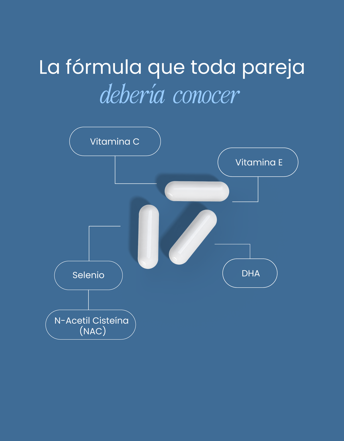 FertiHim | L-Carnitina 1,300 mg, Ubiquinol 400 mg y life'sDHA® | Salud reproductiva masculina