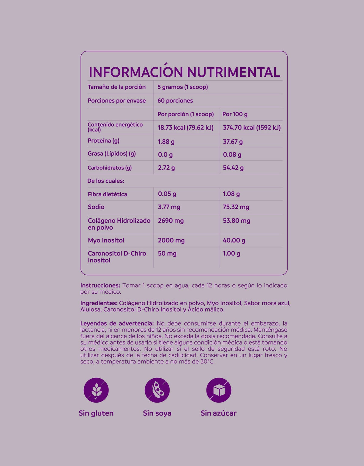 Myo & D-Chiro Inositol Blueberry