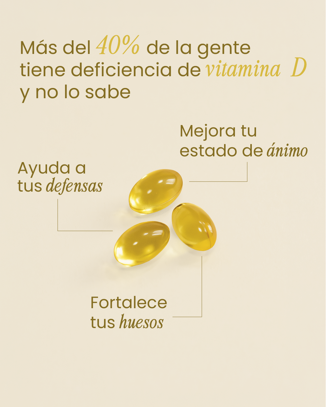 Vitamin D3 Support | 5,000 UI en cápsula vegana | Defensas, huesos y músculos